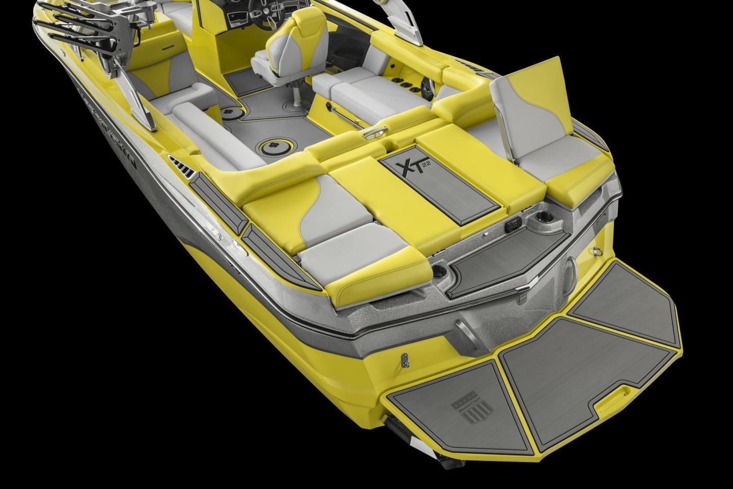 Spacious Storage and SeaDek Flooring