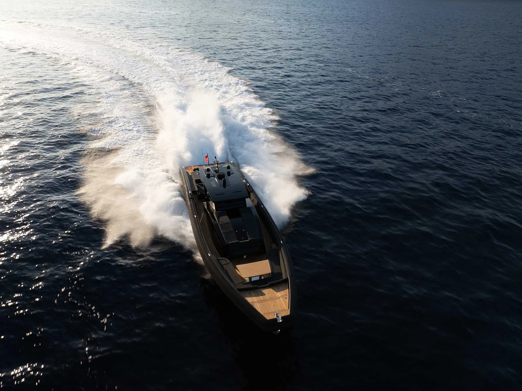 Novamarine BS 200 Black Shiver at sea, hero shot